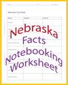 Nebraska Facts Notebooking Worksheet Nebraska Facts Notebooking Worksheet