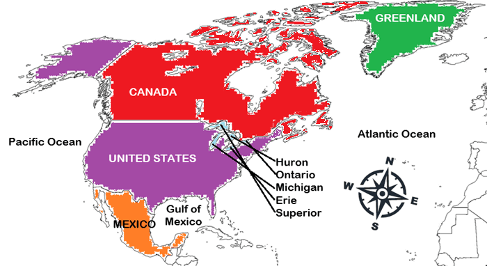 North America Map Worksheet Answer Key