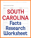 South Carolina Facts Research Worksheet South Carolina Facts Research Worksheet