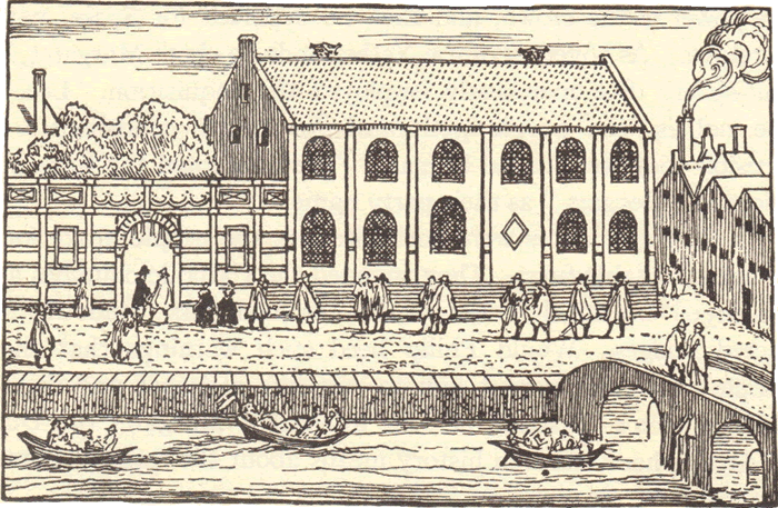 University of Leiden (Netherlands) in 1614 (from an engraving).