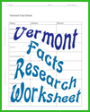 Vermont Facts Research Worksheet