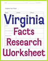 Virginia Facts Research Worksheet Virginia Facts Research Worksheet