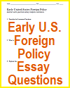 Early U.S. Foreign Policy Writing Exercises