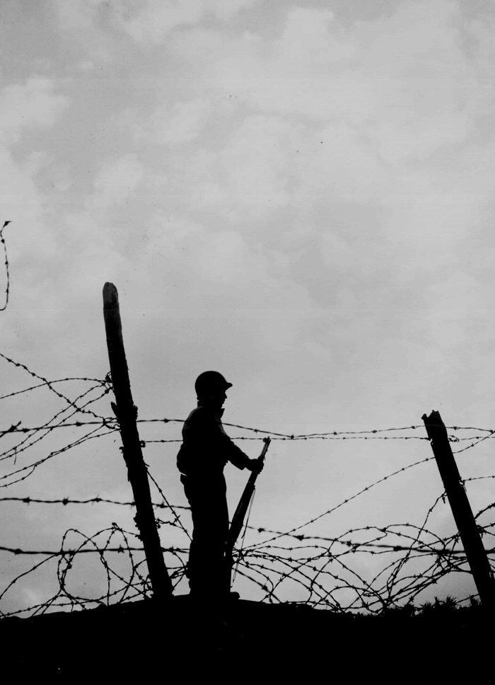 On Look-out Duty in Oahu, WWII