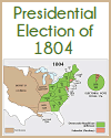 Map of the Presidential Election of 1804