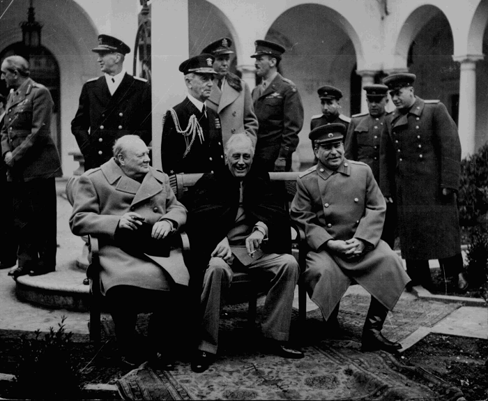 Big Three at the Yalta Conference (February, 1945)