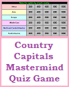 Country Capitals Mastermind Online Game