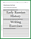 Early Russian History Writing Exercises