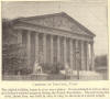 Chamber of Deputies, Paris, France.  The original building, begun in 1722, was a palace.  It was enlarged at various times and declared national property during the French Revolution.  The side facing the river, shown here, was built in 1804 and 1807, in the style of a Greek temple. 