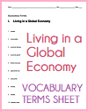 Living in a Global Economy Terms