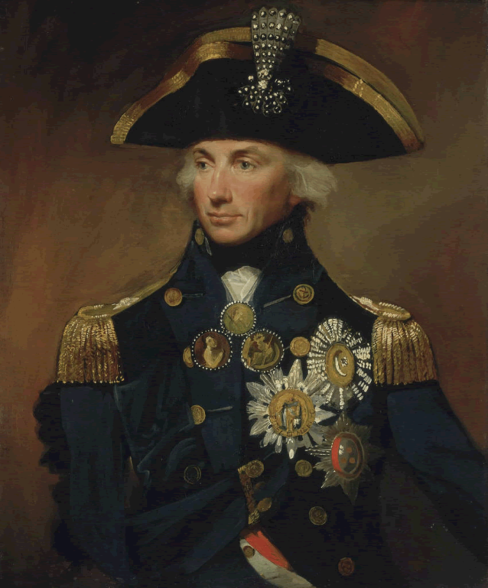 Rear-Admiral Sir Horatio Nelson by Lemuel Francis Abbott (1800)