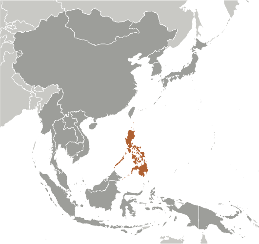 Philippines Global Position Map