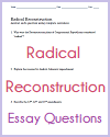 Radical Reconstruction Essay Questions