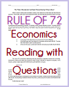 The Rule of 72 Economics Worksheet