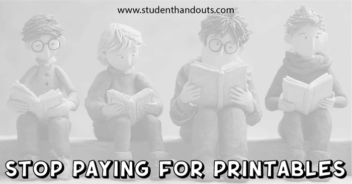 Free Printable Novel Worksheets, eBooks, and Workbooks