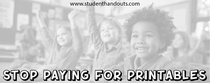 Free K-12 Printables