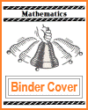 Mathematics Binder Cover Sheet with Spine Label