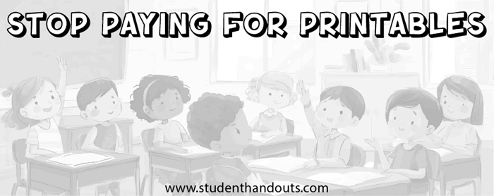 Free K-12 Printables for Teachers