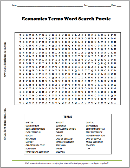 Social Classes Puzzle  Economics Learning Game