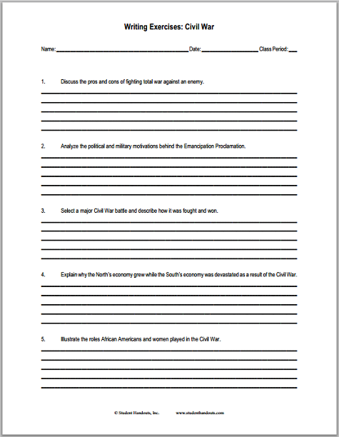 u-s-civil-war-writing-exercises-worksheet-student-handouts