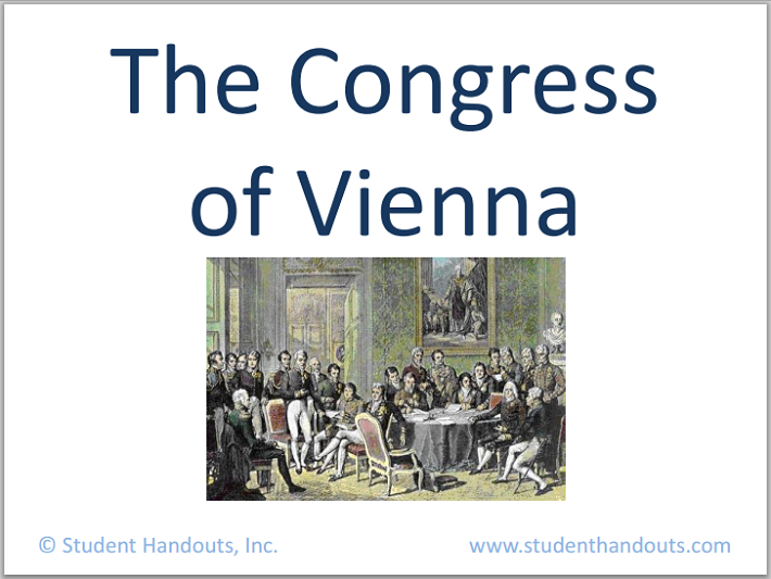 The Congress of Vienna Free Powerpoint for High School