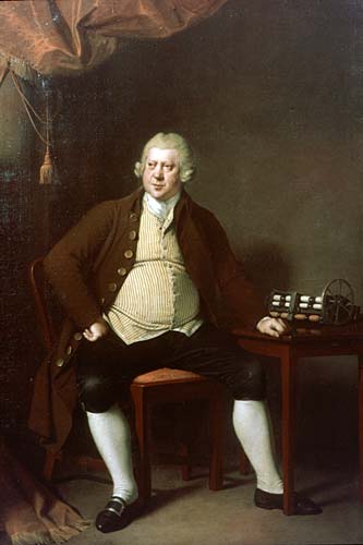 Richard Arkwright (1732-1792), British inventor of the spinning frame and water frame.