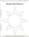 Rays of Sunshine Semantic Map Organizer
