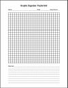 Puzzle Grid for Student Word Searches