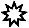 Bahai Nine-Pointed Star