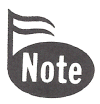 musical note memo sign