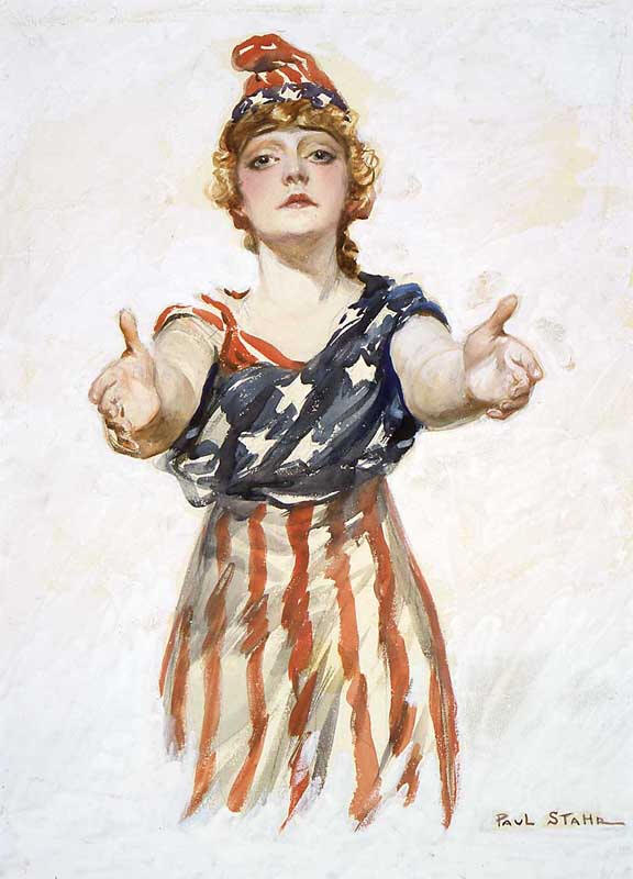 Paul Stahr "Be Patriotic" World War I Poster