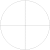 Pie Chart with Four Equal Sections
