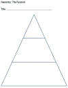 Pyramid Graphic Organizers