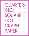 Quarter-inch Square Dot Graph Paper