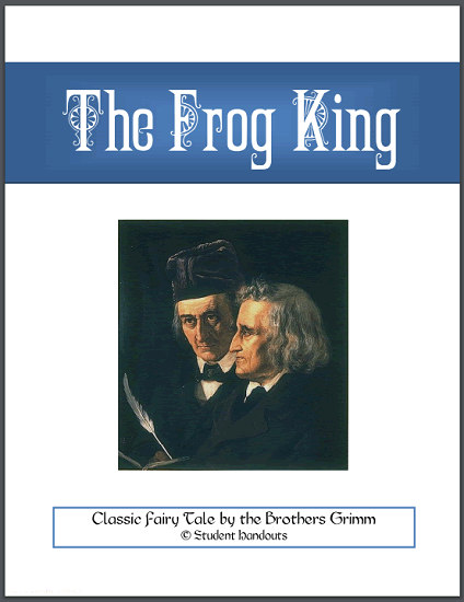 The Frog King Fairy Tale Workbook - Free to print (PDF file, nine pages in length).