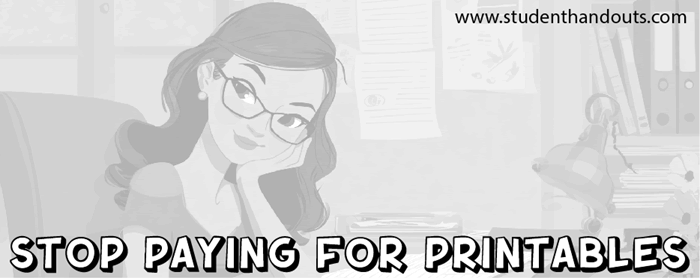 Mrs. Buno is preparing to distribute the spring poem worksheet to her elementary school students.