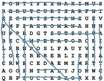 Rise and Fall of the Roman Empire Workbook - Word Search 1 Answer Key