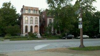 Painted Ladies of Lafayette Square in St. Louis