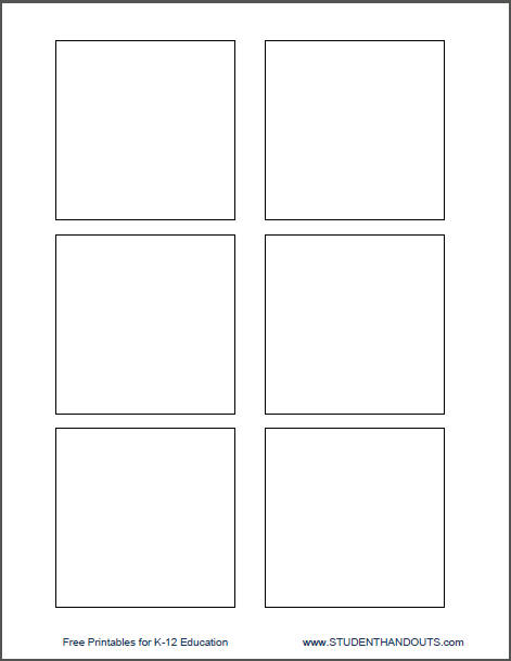 Template For Printing Directly On 3 X 3 Post It Notes Student Handouts