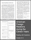 U.S. Foreign Policy under Bill Clinton Reading with Questions