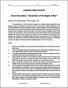 Declaration of the Rights of Man (1789) DBQ Worksheet