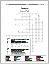 Reconstruction Crossword Puzzle with Word Bank