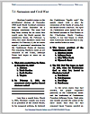 Secession and Civil War Reading with Questions