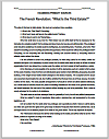 Abbé Sieyes' "What Is the Third Estate?" (1789) DBQ Worksheet