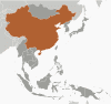 Global Position Map of China