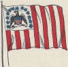 United States of America Department of Revenue Flag, circa 1900