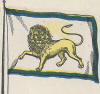 Flag of Persia (Modern Iran), circa 1900