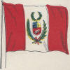 Flag of Peru, circa 1900.