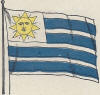 Flag of Uruguay, circa 1900