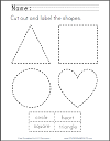 Cut and Match the Shapes
